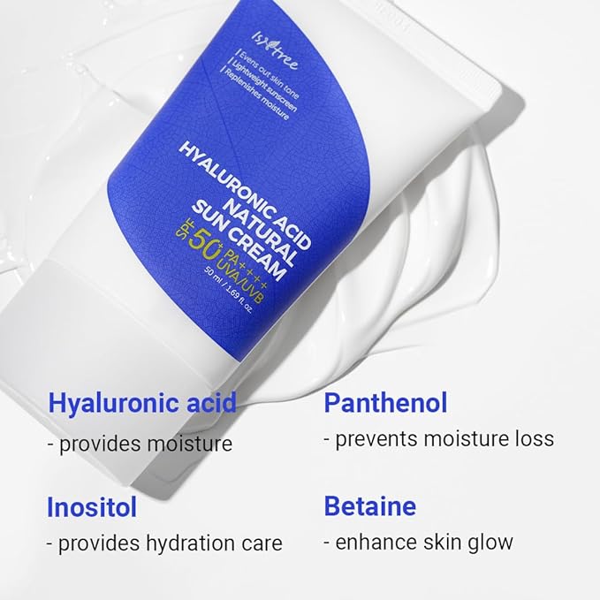 ISNTREE Hyaluronic Acid Natural Sun cream SPF50 PA++++ 50ml
