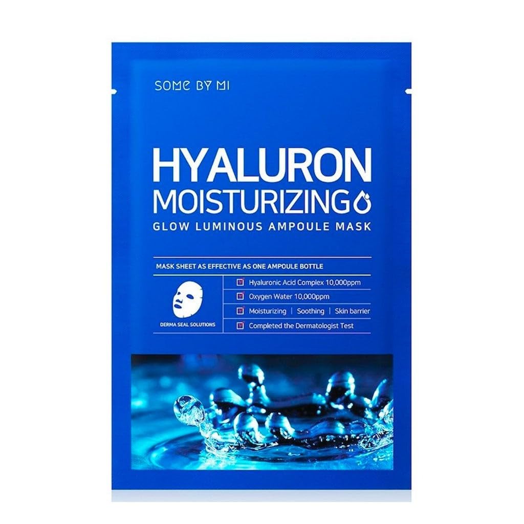 SOME BY MI Hyaluron Moisturizing Glow Luminous Ampoule Mask – 1 Sheet