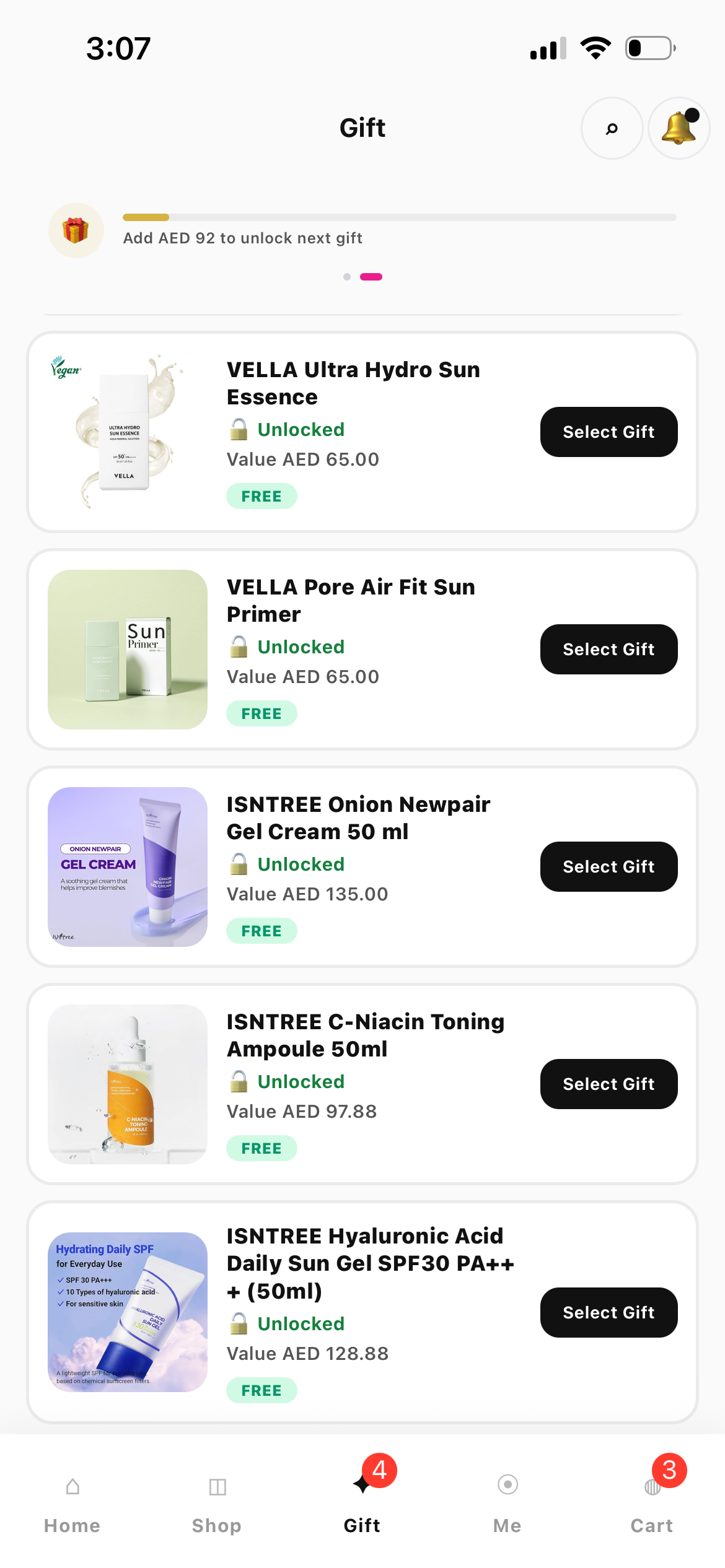 Choose Your Own Gift While You Shop Korean Skincare at 8Bliss Beauty