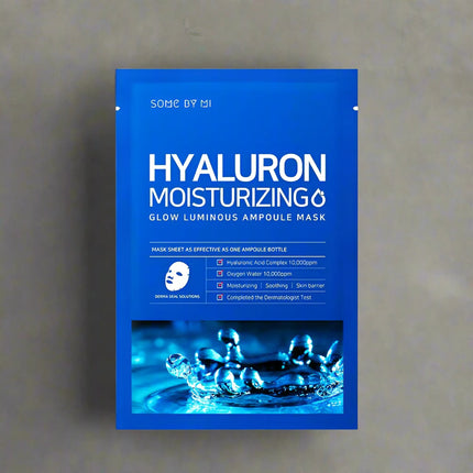 HYALURON MOISTURIZING GLOW LUMINOUS AMPOULE MASK , Skincare in uae, facemask, korean skincare, UAe 