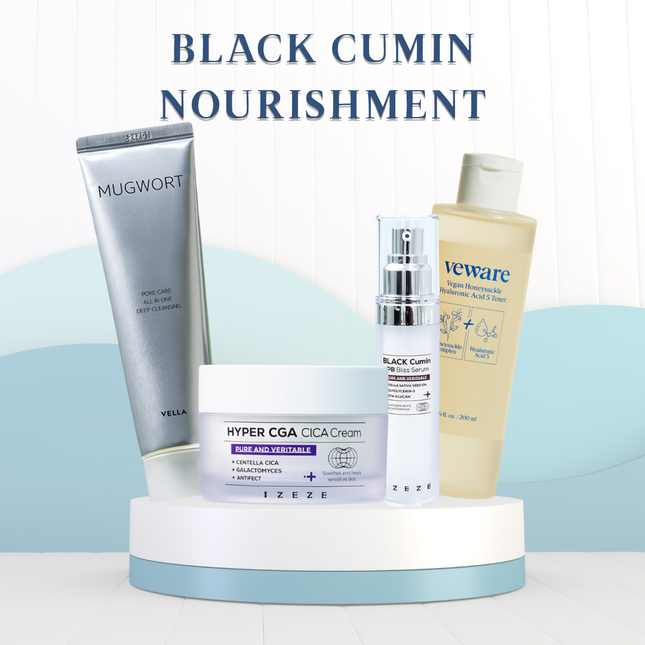 Black Cumin Nourishment Kit – Korean skincare product – UAE
