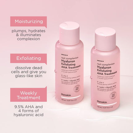 Hanskin Real Complexion Hyaluron AHA Treatment 150ml