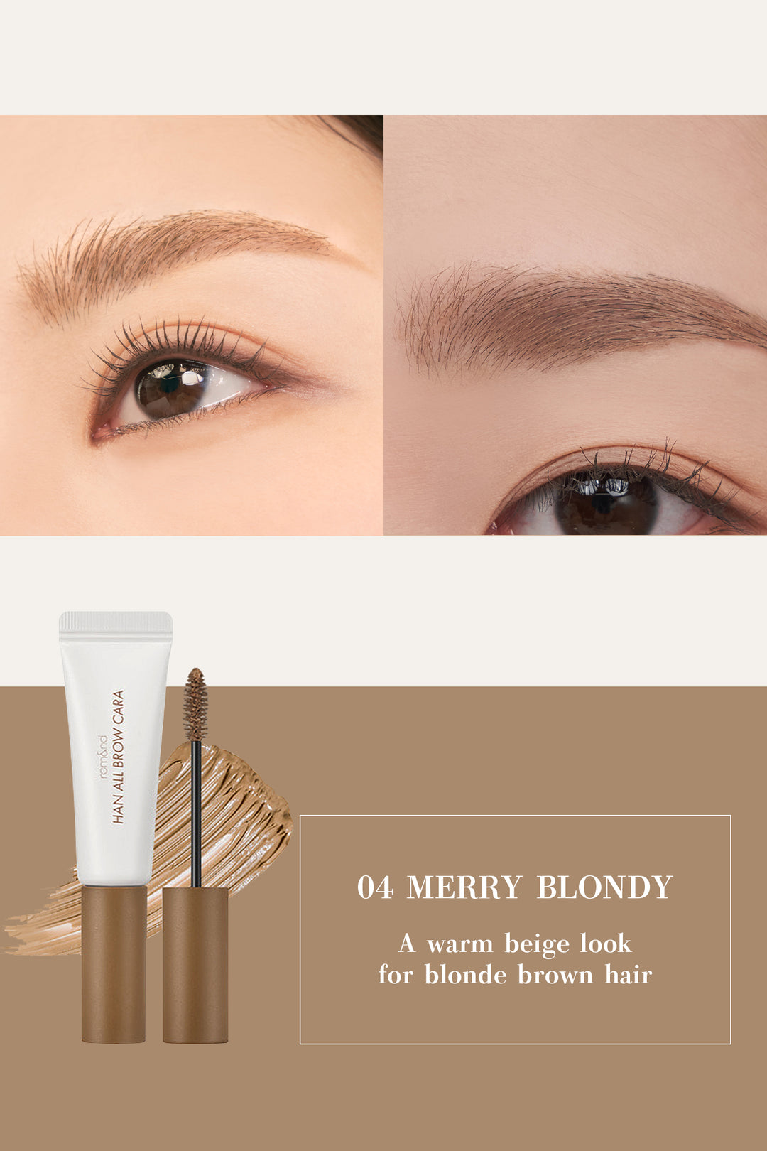 ROM&ND Han All Brow Cara 04 Merry Blondy