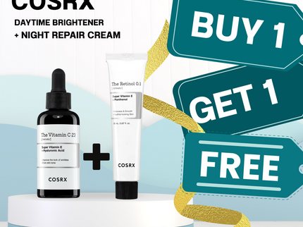 COSRX Daytime Brightener + Night Repair Cream – Buy 1 Get 1 Free