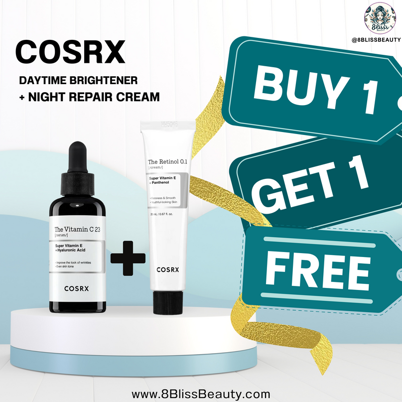 COSRX Daytime Brightener + Night Repair Cream – Buy 1 Get 1 Free