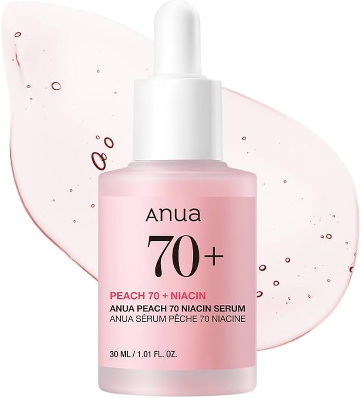 ANUA Peach 70% Niacinamide Serum brightening hydrating face serum 