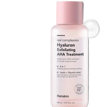 Hanskin Real Complexion Hyaluron AHA Treatment 150ml