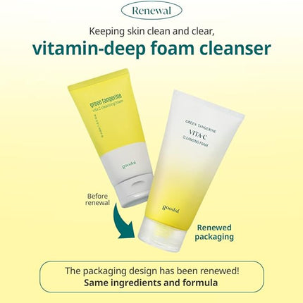 GOODAL Green Tangerine Vita C Cleansing Foam 150ml