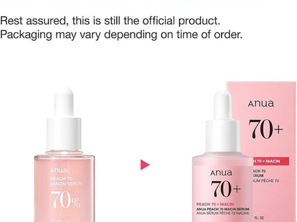 ANUA Peach 70% Niacinamide Serum brightening hydrating face serum 