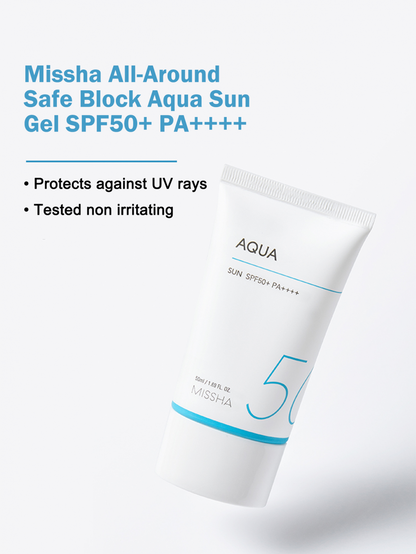 MISSHA All-Around Safe Block Aqua Sun Gel SPF50+/PA+++