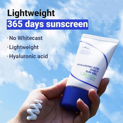 ISNTREE Hyaluronic Acid Daily Sun Gel SPF30 PA+++ (50ml)