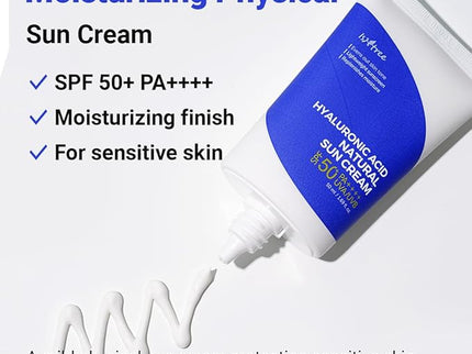 ISNTREE Hyaluronic Acid Natural Sun cream SPF50 PA++++ 50ml