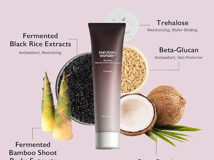 HARU HARU WONDER:Black Rice Moisture 5.5 Soft Cleansing Gel (100ml)