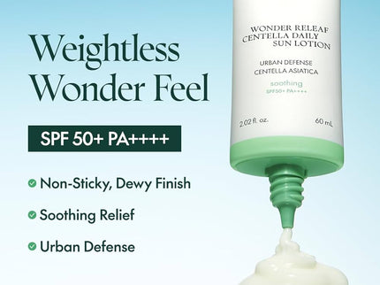 PURITO Wonder Releaf Centella Daily Sun Lotion SPF50+ PA++++ – 60ml