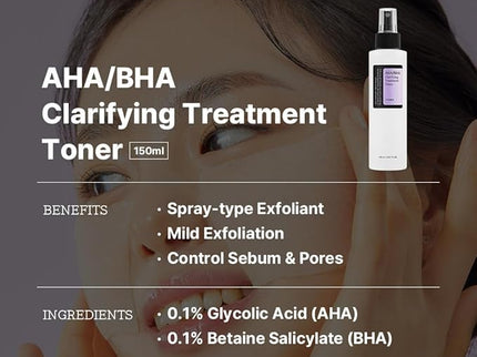 COSRX AHA/BHA Clarifying Treatment Toner