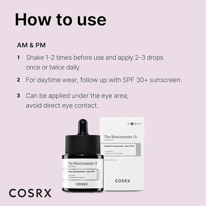 COSRX The Niacinamide 15 Serum