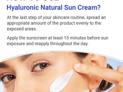 ISNTREE Hyaluronic Acid Natural Sun cream SPF50 PA++++ 50ml