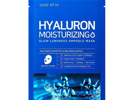 SOME BY MI Hyaluron Moisturizing Glow Luminous Ampoule Mask – 1 Sheet