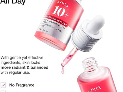 ANUA Niacinamide 10% + TXA 4% Dark Spot Removing Serum – 30mL