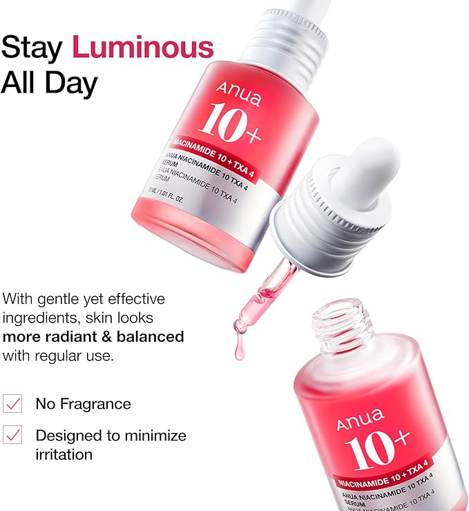 ANUA Niacinamide 10% + TXA 4% Dark Spot Removing Serum – 30mL