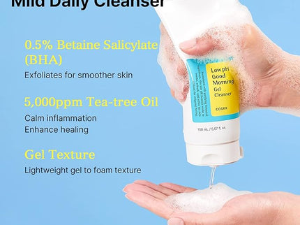 Cosrx Low pH Good Morning Gel Cleanser