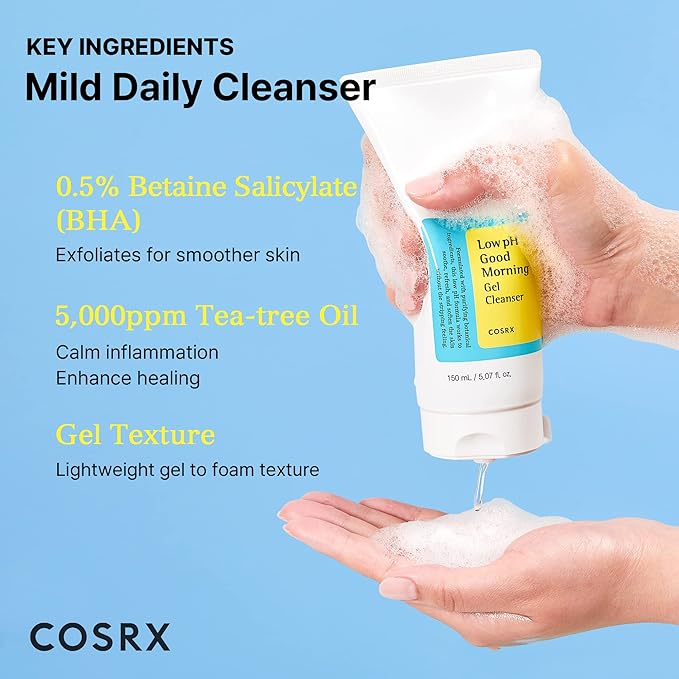 Cosrx Low pH Good Morning Gel Cleanser