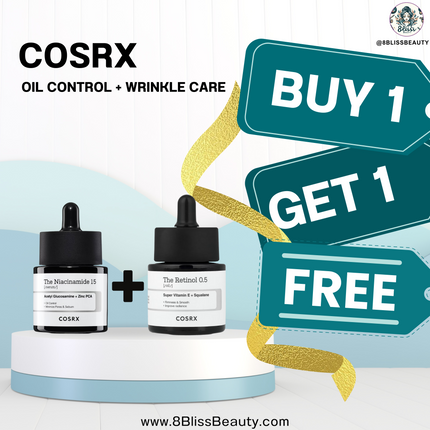 COSRX Oil Control + Wrinkle Care – Buy 1 Get 1 Free