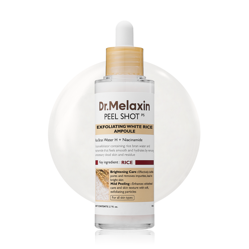 Dr. Melaxin Peel Shot Exfoliant White Rice Ampoule (80ml)