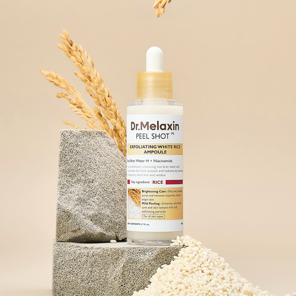 Dr. Melaxin Peel Shot Exfoliant White Rice Ampoule (80ml)