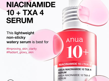 ANUA Niacinamide 10% + TXA 4% Dark Spot Removing Serum – in UAE