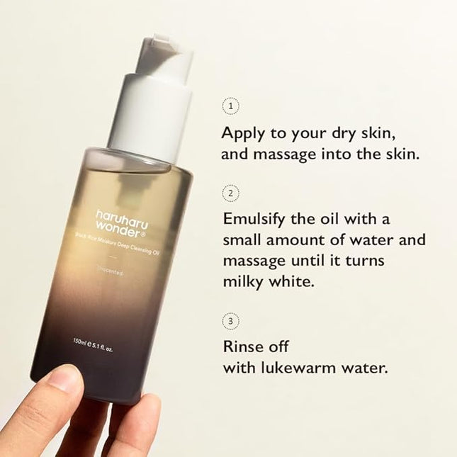 Black Rice Moisture Deep Cleansing Oil 