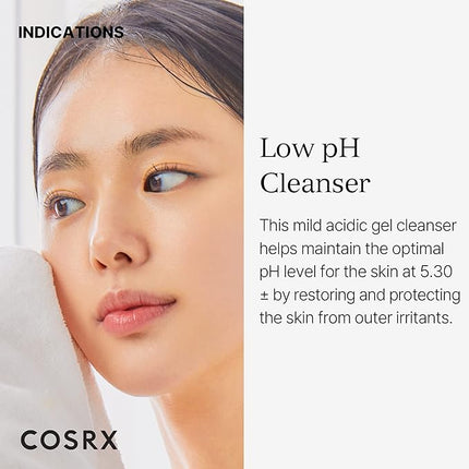 COSRX Low pH cleanser application Korean gentle wash UAE