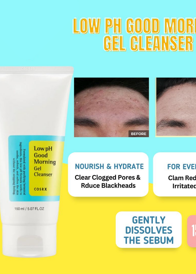 Cosrx Low pH Good Morning Gel Cleanser