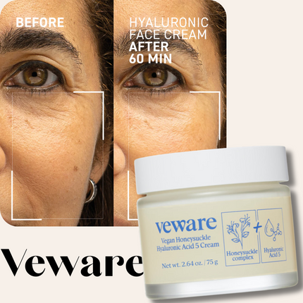 Veware Vegan Honeysuckle Hyaluronic Acid 5 Cream 75 g