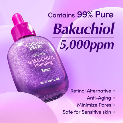 Eqqualberry Bakuchiol serum texture Korean plumping treatment UAE