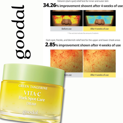 GOODAL Green Tangerine Vita C Dark Spot Care Cream 50ml