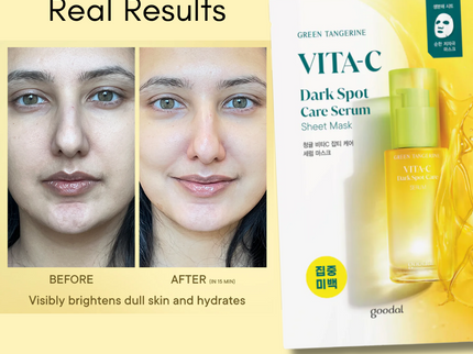 GOODAL Green Tangerine Vita C Dark Spot Care Serum Sheet Mask