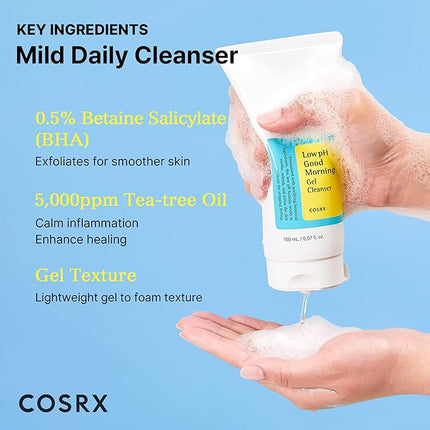 COSRX Low pH Good Morning Gel Cleanser 150ml Korean skincare Dubai