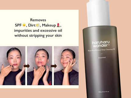 HARU HARU WONDER: Black Rice Moisture Deep Cleansing Oil 150ml