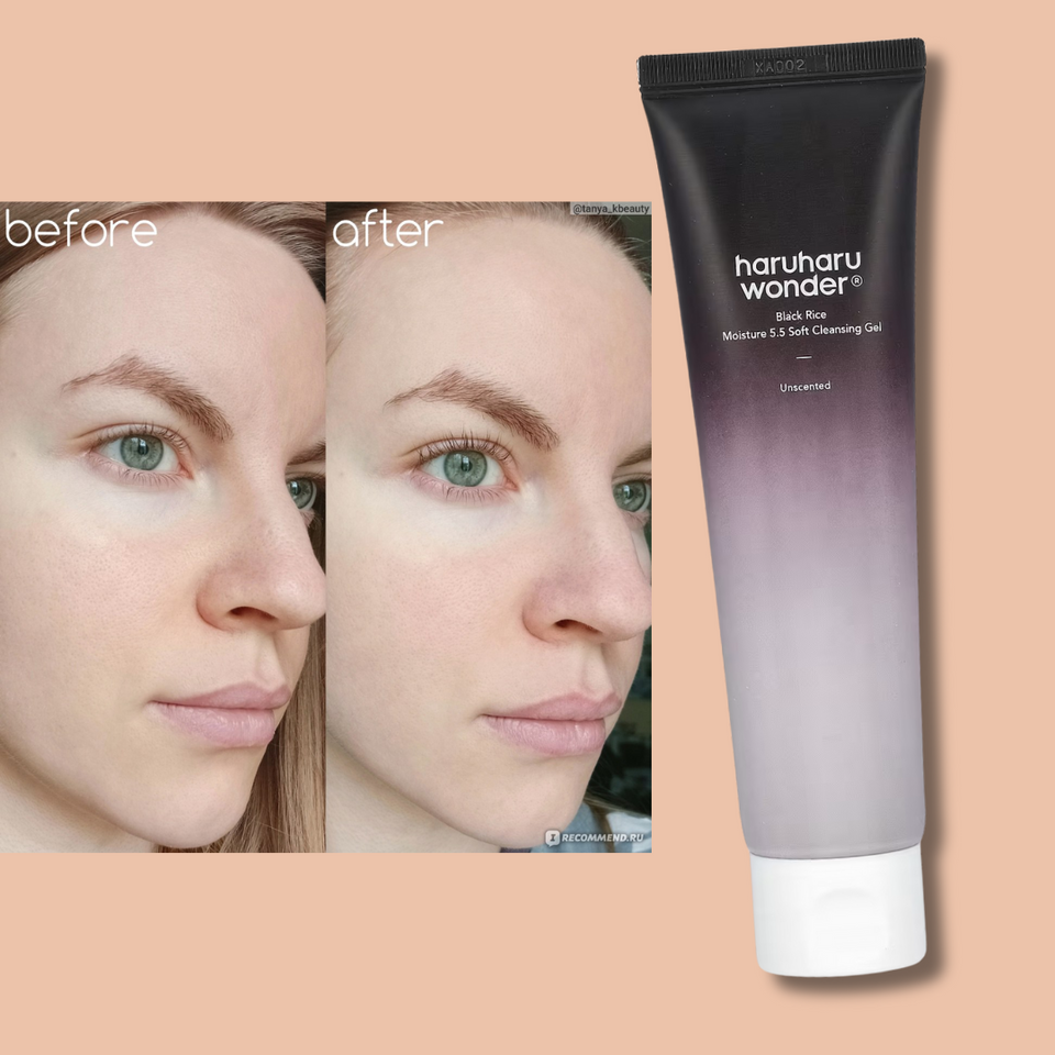 HARU HARU WONDER:Black Rice Moisture 5.5 Soft Cleansing Gel (100ml)