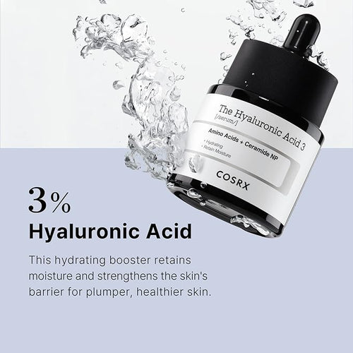 COSRX The Hyaluronic Acid 3 Serum bottle Korean hydrating serum UAE