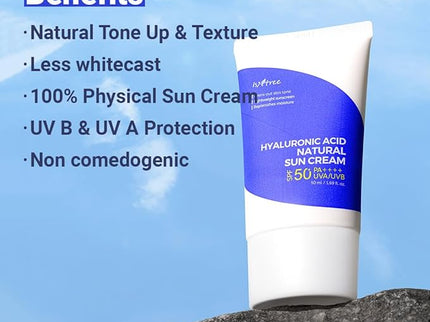 ISNTREE Hyaluronic Acid Natural Sun cream in uae