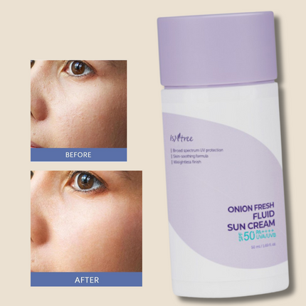 ISNTREE Onion Fresh Fluid Sun Cream SPF 50+ PA++++