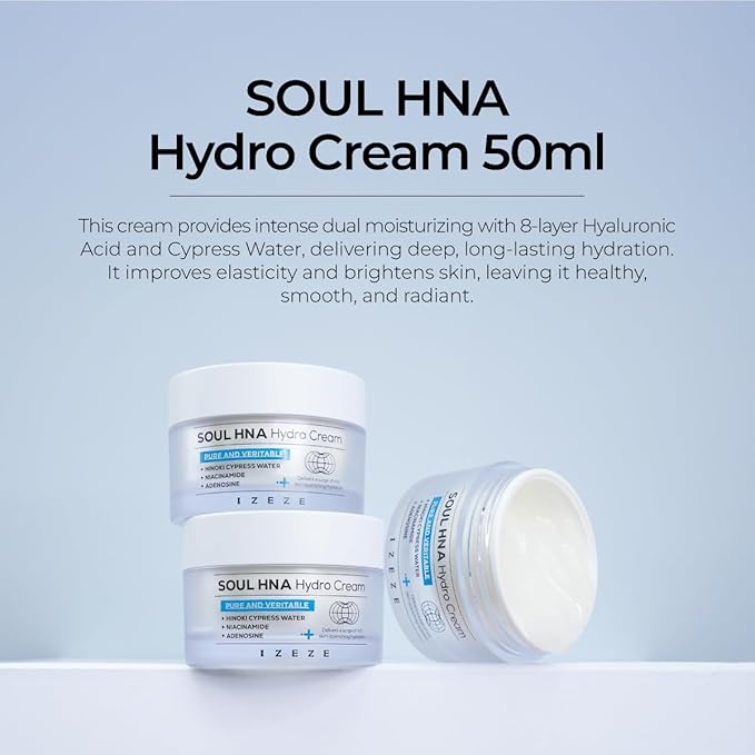 IZEZE SOUL HNA Hydro Cream in uae , korean skincare in uae, dubai, k beauty, korean,  Kbeauty, cream, izeze