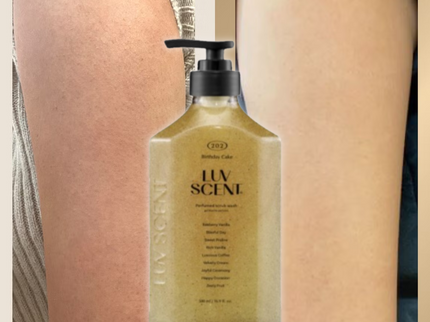 LUV SCENT Scrub Body Wash – Birthday Cake (500ml)