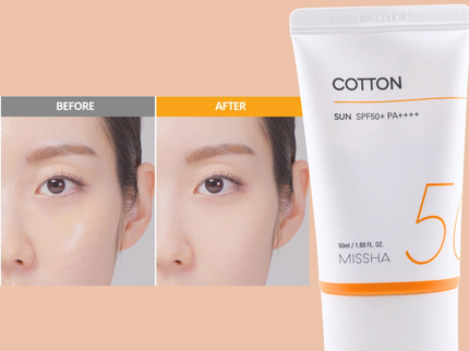 MISSHA  All-around Safe Block Cotton Sun SPF50+ PA++++ 50ml