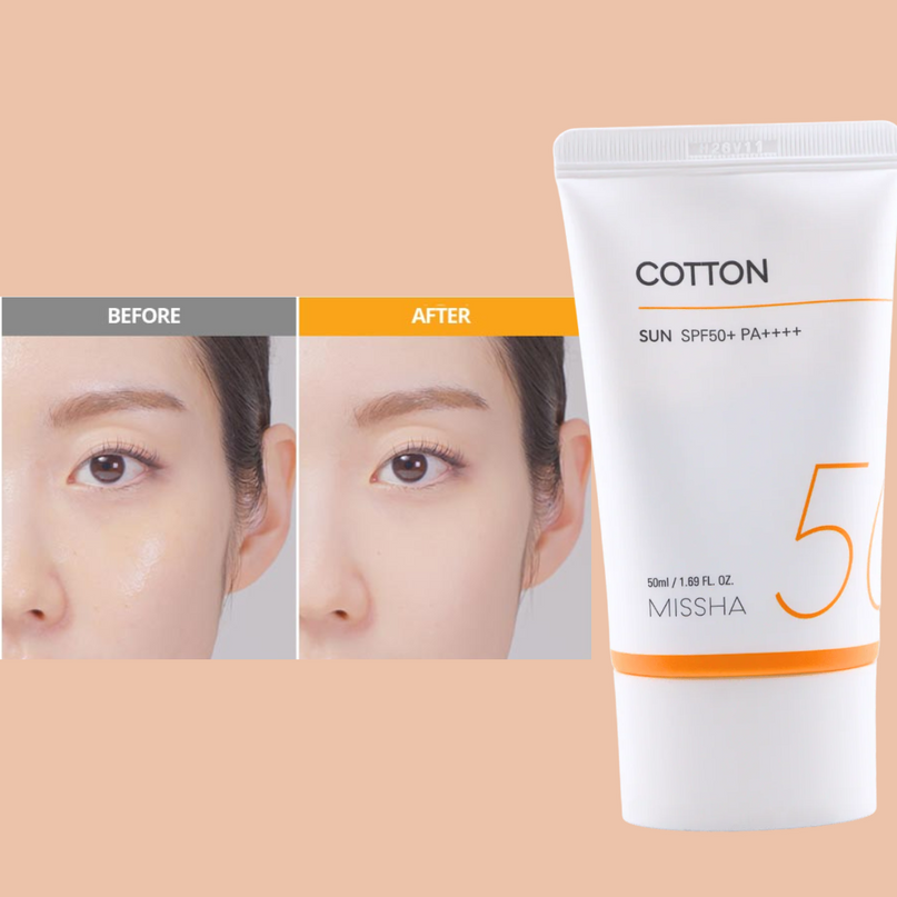 MISSHA  All-around Safe Block Cotton Sun SPF50+ PA++++ 50ml