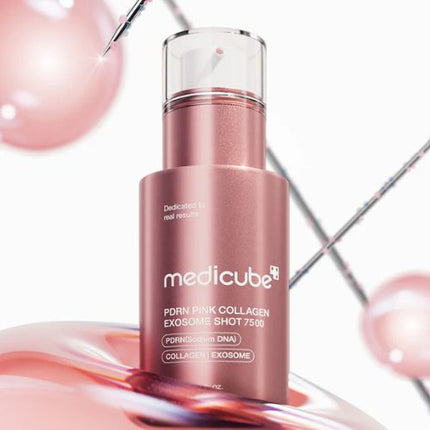 Medicube PDRN Pink Collagen Exosome Shot Serum 7500 – Korean skincare product – UAE