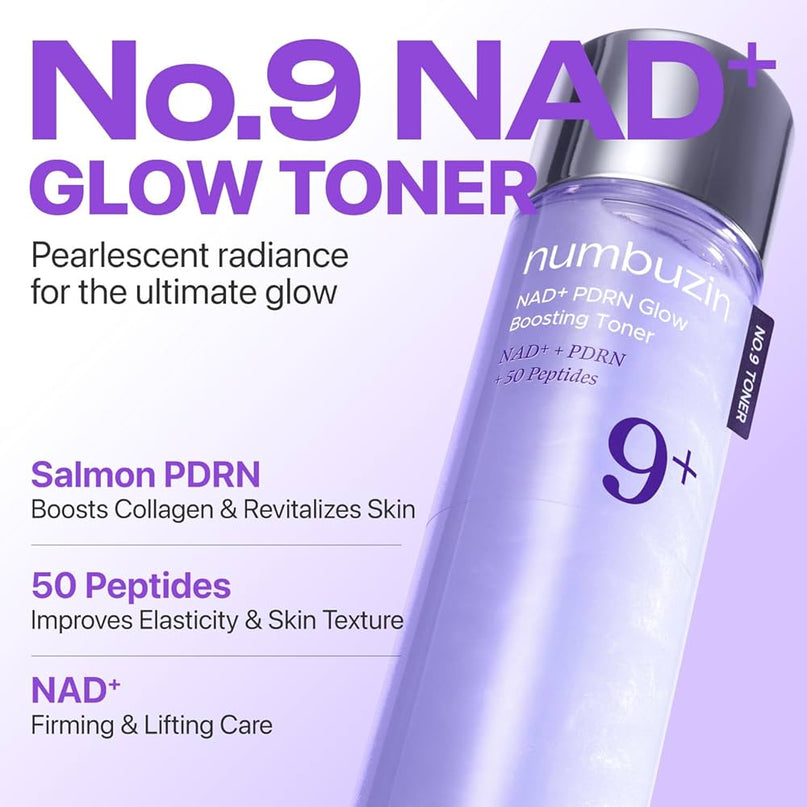 NUMBUZIN NAD+ PDRN toner product packaging Korean skincare Dubai