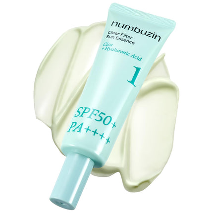 NUMBUZIN No.1 Clear Filter Sun Essence SPF50+ PA++++ bottle Korean sunscreen UAE